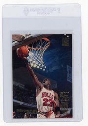 1993 Topps Stadium Club Michael Jordan Triple Double Basketball Card