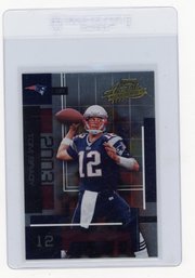 2003 Donruss Playoff Absolute Memorabilia Tom Brady Football Card