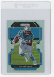 2021 Panini Prizm Ian Thomas Silver Prizm Refractor Football Card