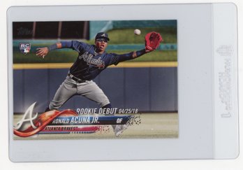 Ronald Acuna Jr. Rookie Card 2018 Topps Update Baseball Card