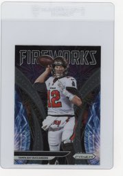 2021 Panini Prizm Tom Brady Fireworks Football Card