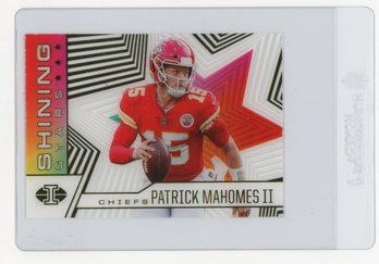 2021 Panini Illusions Patrick Mahomes II Shining Stars Acetate Football Card