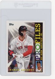Roman Anthony Rookie Card 2026 Topps Profiles Baseball Card
