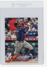 Ronald Acuna Jr. Rookie Card 2018 Topps Update Baseball Card