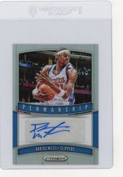2019 Panini Prizm Darius Miles Silver Prizm Refractor Autograph Basketball Card