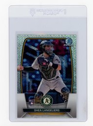 Shea Langeliers Rookie Card 2023 Bowman Mega Box Chrome Refractor Baseball Card