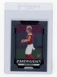 Jayden Daniels Rookie Card 2024 Panini Prizm Emergent Football Card