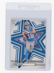Isaac TeSlaa Rookie Card 2025 Panini Rookies & Stars Football Card