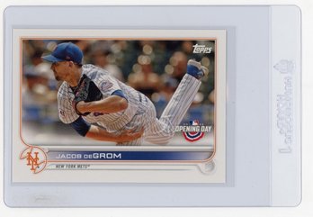 2022 Topps Opening Day Jacob DeGrom Baseball Card