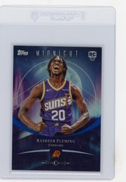 Rasheer Fleming Rookie Card 2025 Topps Midnight Basketball Card