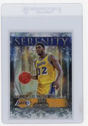 2025 Topps Chrome Magic Johnson Serenity Basketball Card