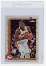 2025 Topps Chrome Clint Capela Wave Refractor Basketball Card