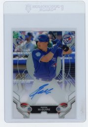 Reese McGuire Rookie Card 2019 Topps High Tek Acetate Autograph Baseball Card