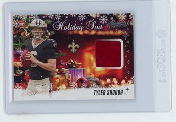 Tyler Shough Rookie Card 2025 Panini Absolute Holiday Suit Patch Football Card