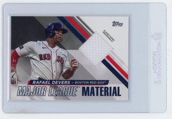 2025 Topps Rafael Devers Major League Material Player Used Jersey Baseball Card