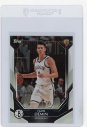 Egor Demin Rookie Card 2026 Topps Collector Kit Basketball Card