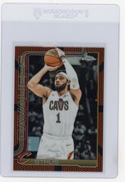 2025 Topps Chrome Max Strus Basketball Refractor Basketball Card