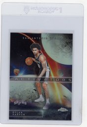 Dylan Harper Rookie Card 2025 Topps Chrome Activators Refractor Basketball Card