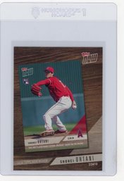 2019 Topps Now Shohei Ohtani 2018 Topps Now Review Baseball Card