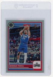 2023 Panini NBA Hoops Premium Stock Norman Powell Silver Prizm Refractor Basketball Card