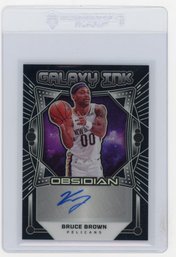 2024 Panini Obsidian Bruce Brown Galaxy Ink Autograph Basketball Card #'d To 149