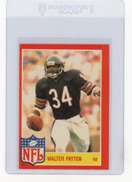 1985 Topps Walter Payton NFL Star Set Football Card