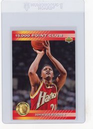 1992 Upper Deck Dominique Wilkins 15000 Point Club Basketball Card