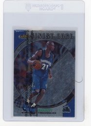 1999 Topps Finest Kevin Garnett Finest Edge Basketball Card With Coating