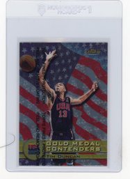 1999 Topps Finest Tim Duncan Gold Medal Contenders Basketball Card With Coating