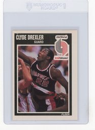 1989 Fleer Clyde Drexler Basketball Card