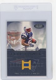 2001 Fleer Skybox Hot Prospects J.r. Redmond Game Used Goal Post Cover Football Card