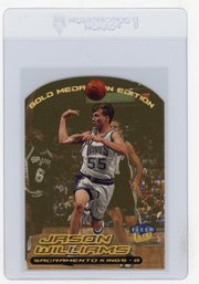 1999 Fleer Ultra Jason Williams Gold Medallion Edition Die Cut Basketball Card