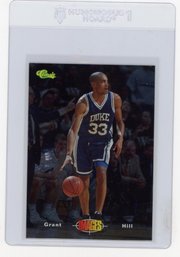 Grant Hill Rookie Card 1995 Classic Images Basketball Card