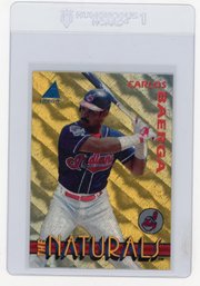 1994 Pinnacle Carlos Baerga The Naturals Baseball Card