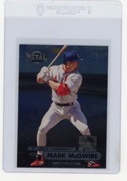1998 Fleer Skybox Metal Universe Mark McGwire Baseball Card