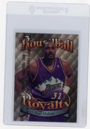 1998 Topps Roundball Royalty Karl Malone Basketball Card With Coating