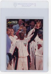 1997 Upper Deck Collector's Choice Michael Jordan Michael's Magic Basketball Card