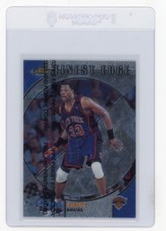 1999 Topps Finest Patrick Ewing Finest Edge Basketball Card With Coating