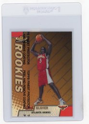 Dion Glover Rookie Card 1999 Topps Finest Refractor Basketball Card With Coating