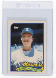 Randy Johnson Rookie Card 1989 Topps Traded Baseball Card