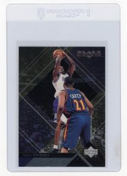 1999 Upper Deck Black Diamond Chris Webber Basketball Card