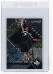 1999 Upper Deck Black Diamond Kevin Garnett Basketball Card