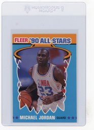 1990 Fleer All-Stars Michael Jordan Basketball Card
