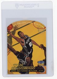 1999 Fleer Ultra Tim Duncan Gold Medallion Edition Die Cut Basketball Card