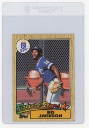 Bo Jackson Rookie Card 1987 Topps Future Star Baseball Card
