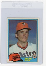 1981 Topps Nolan Ryan Baseball Card