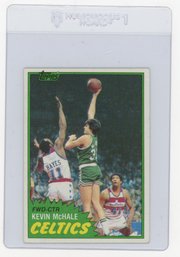 Kevin McHale Rookie Card 1981 Topps Basketball Card