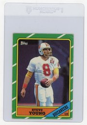 Steve Young Rookie Card 1986 Topps Football Card