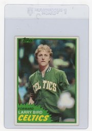 1981 Topps Larry Bird Basketball Card