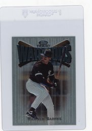 1997 Topps Finest Harold Baines Warriors Baseball Card